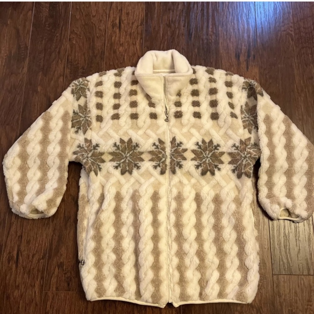 Vintage Duffel Outdoor Fleece Jacket